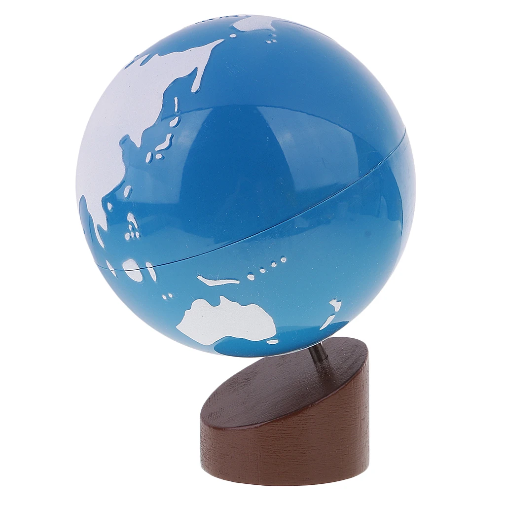 Montessori Sandpaper Globe Globe Early Educational Toys for kids