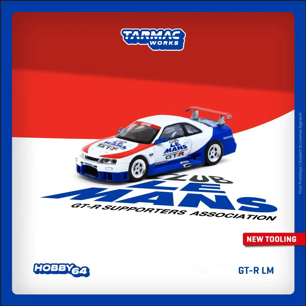 PreSale TW 1:64 GTR LM TestรถDiecast Collection Miniatureของเล่นTarmac Works