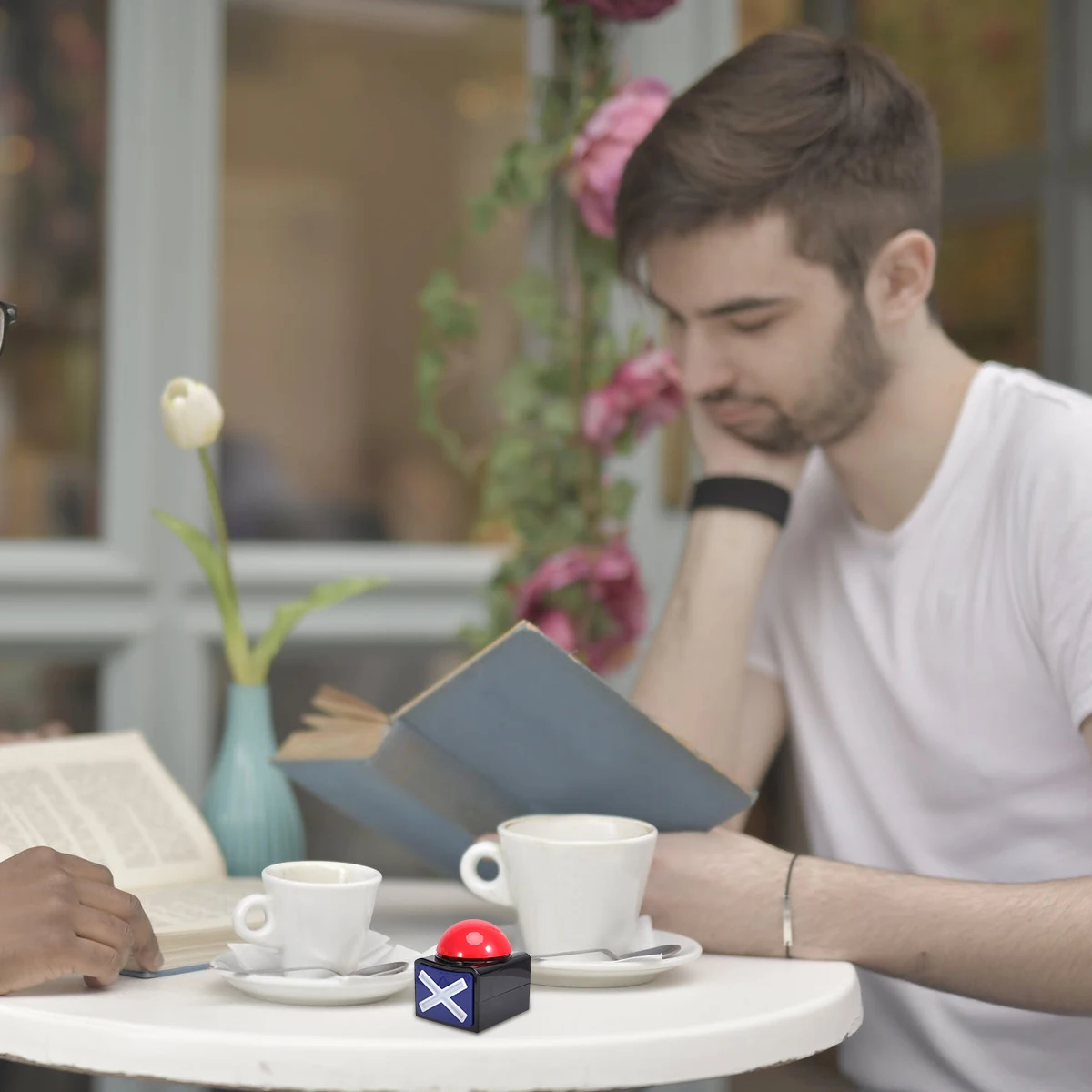 

Yes Sound Squeezing Box Kids Toys Buzzers for Trivia Games Elasticity Red Button Novelty Show