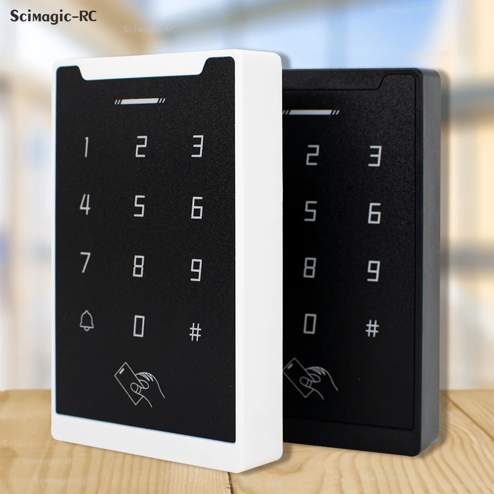 ワイヤレスタッチキーボードロック ID カードコードドアオープナーエンコーディングカードリーダードアアクセス制御システムドアロックオープナー