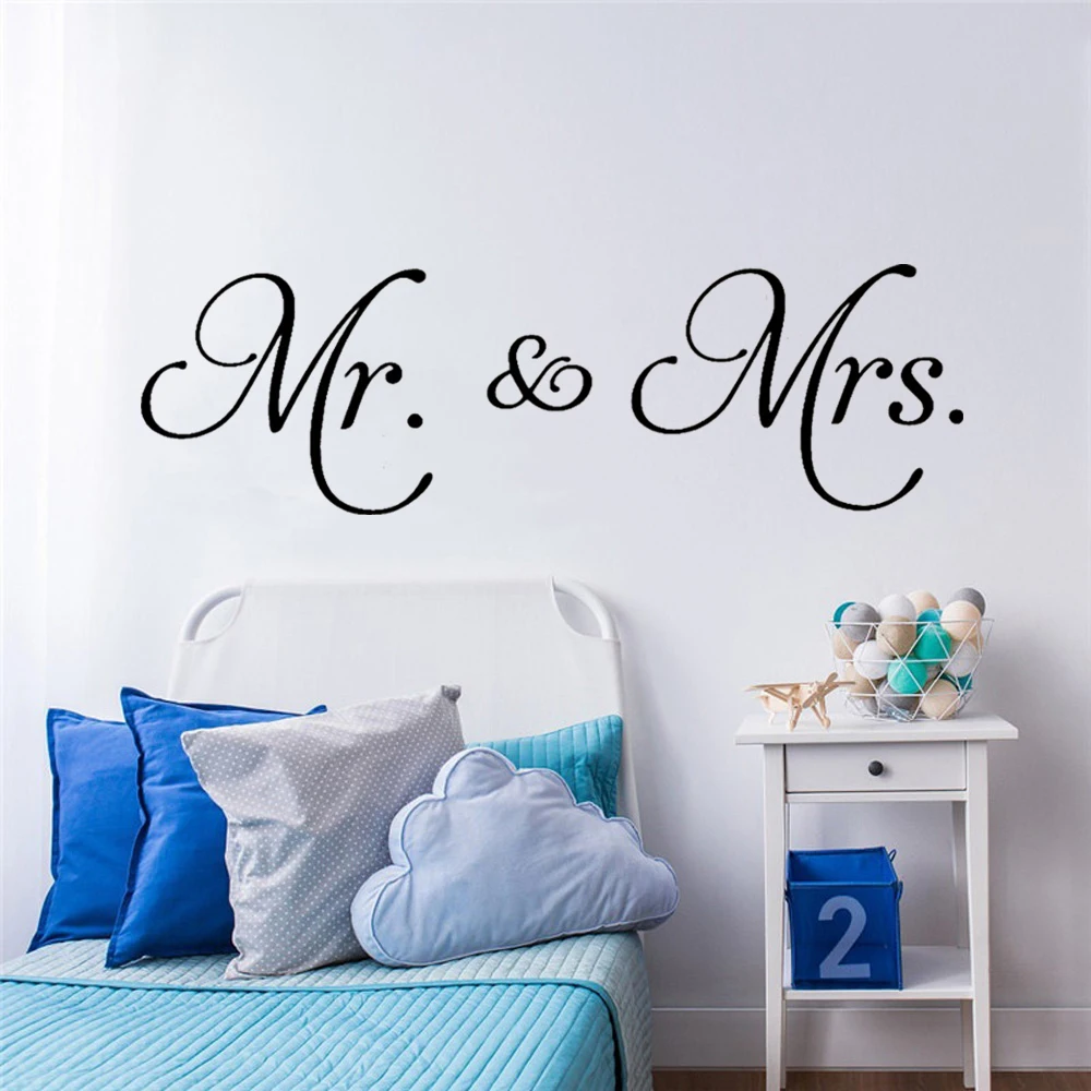 السيد السيدة جدار صائق غرفة المعيشة للإزالة الديكور بساطتها الفينيل غرفة نوم سقف خزانة ملصقات جدار ديكور فني المنزل