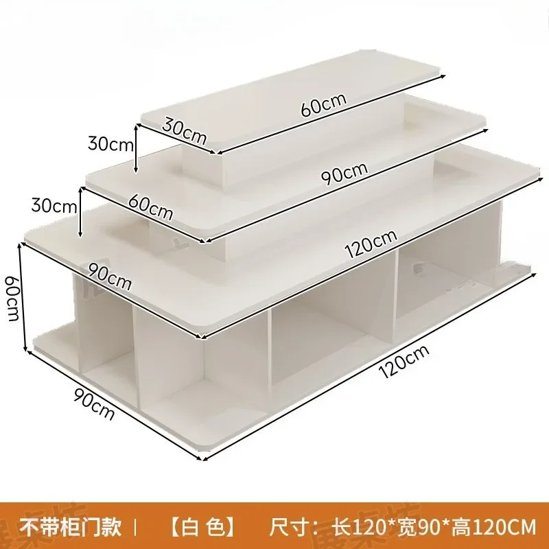 Island display cabinet, supermarket product stack, tobacco and alcohol, stationery store, display shelf, mother and baby store,