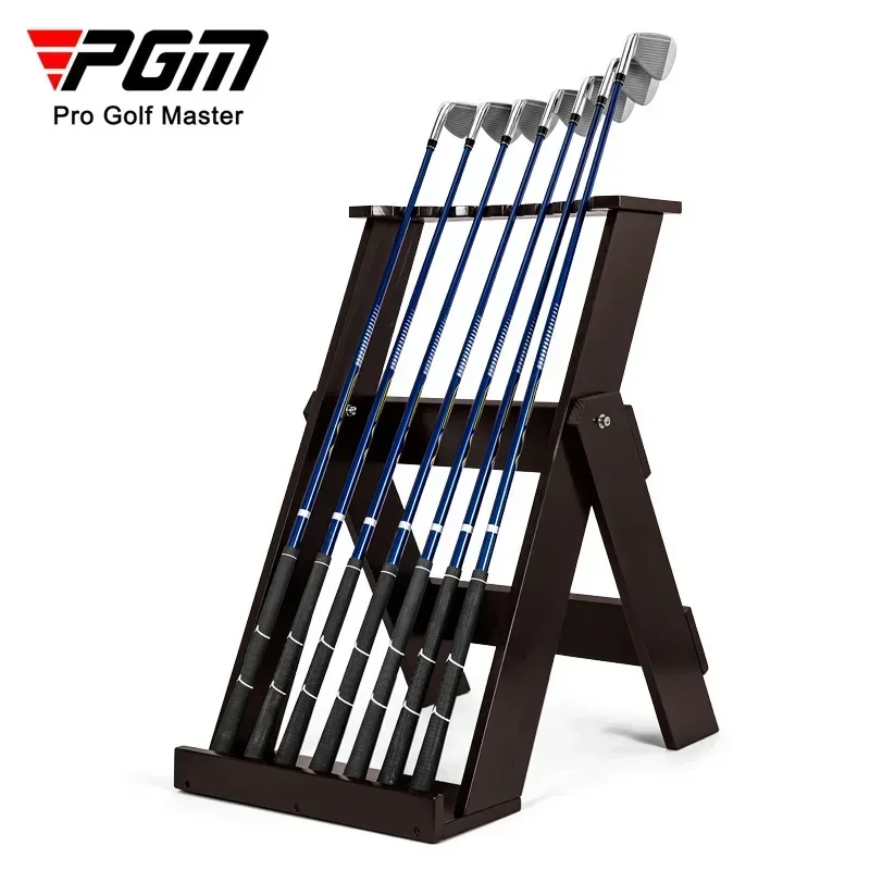 new-pgm-golf-solid-wood-club-rack-new-multi-function-golf-bag-club-rack-driving-range-supplies