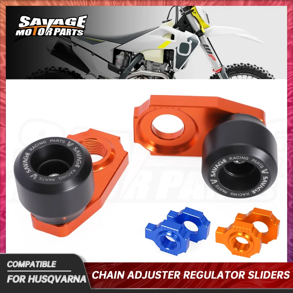 

FE350 FE450 Chain Adjuster Regulator Sliders For Husqvarna FC FE 250 350 450 FE501 TC TE TX 85 125 150 300 Axle Block Tensioner