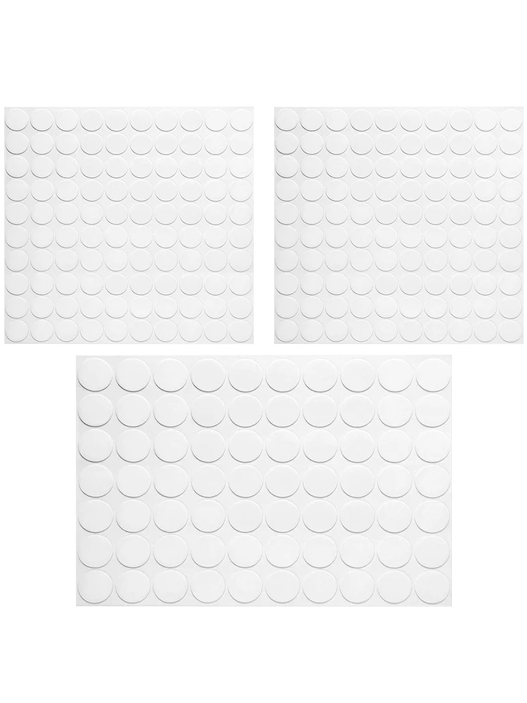 مجموعة ملصقات تثبيت نقاط متعددة الوظائف لبالونات الزفاف ، شفافة ، معجون ، بدون أثر ، مقاومة للماء ، على الوجهين ، حفلات ، 3 ملاءات ،