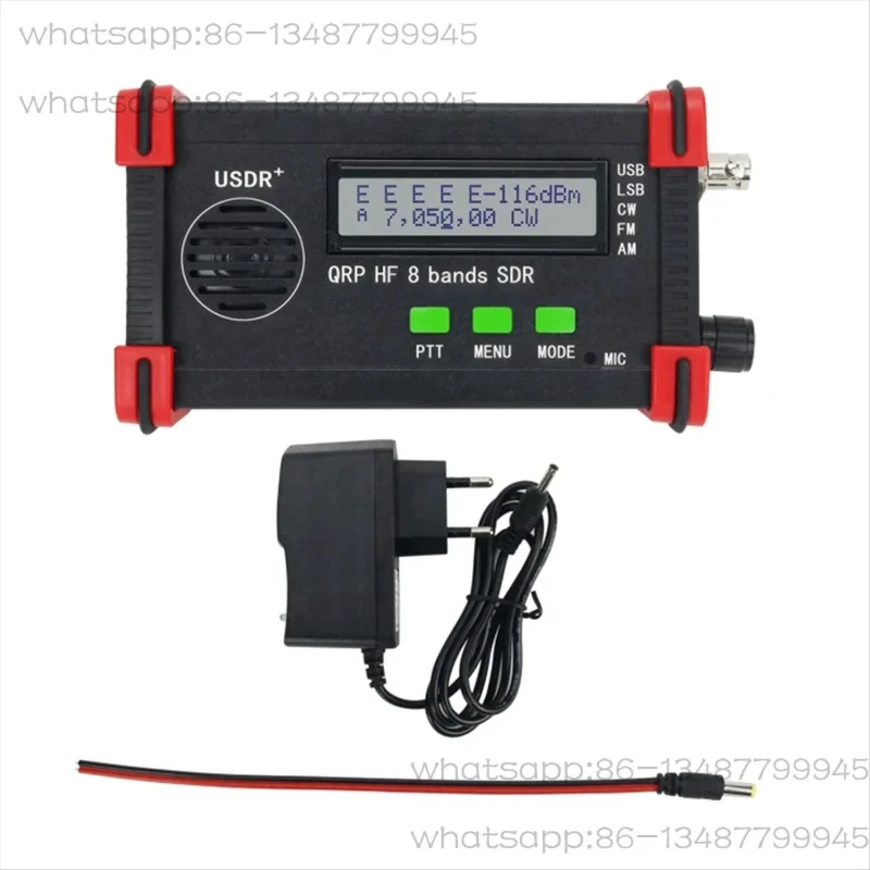 2025 New USDR High Frequency SDR FT8 USB LSB CW FM AM Transceiver QRP HF 8 Band QRP SSB Transceiver EU Plug