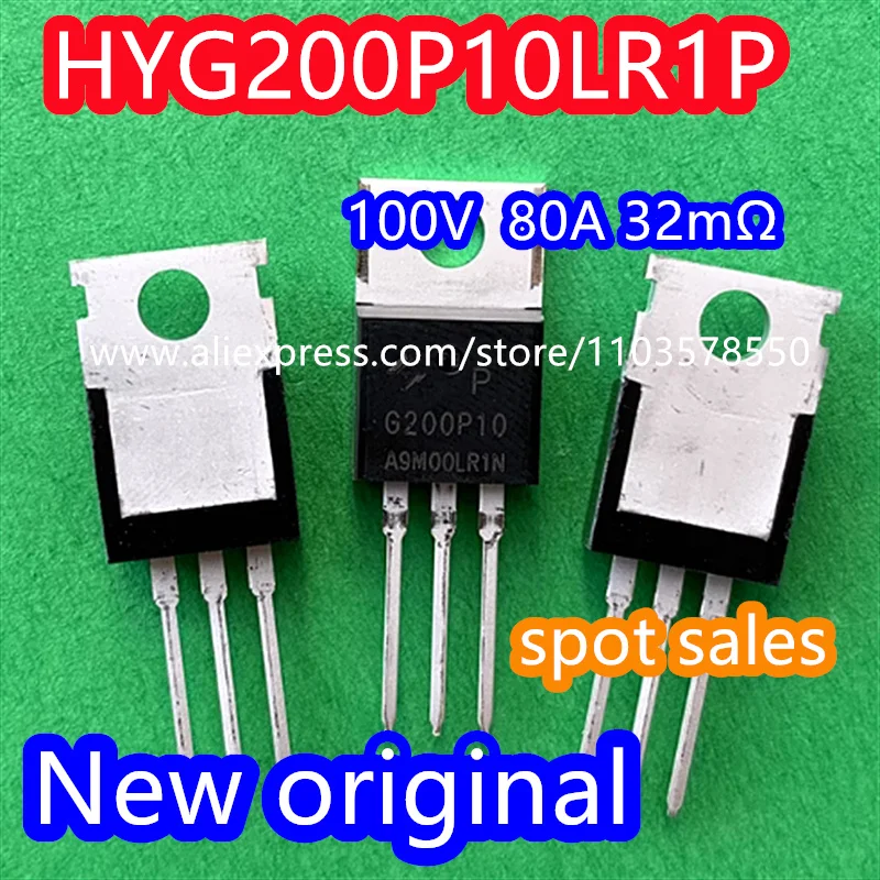 

(10 шт.) 100% новый оригинальный HYG200P10LR1P HYG200P10 G200P10 TO-220-100V-80A 32 м Ом P-канальный полевой транзистор MOSFET