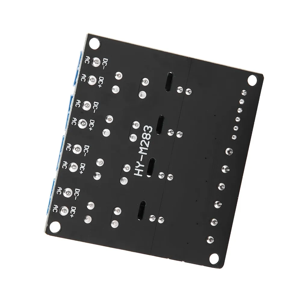 4 Channels Solid State Relay Module 5V 240V 2A 4 Channels Solid State Relay Module with Fuse High Level Trigger