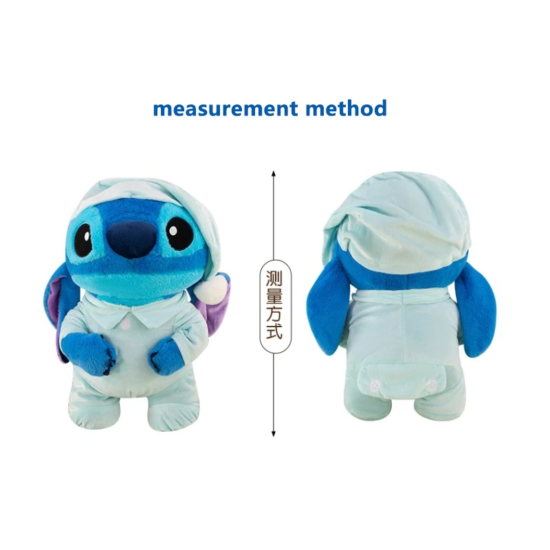 33/90cm Disney Lilo and Stitch Plush Toy Cartoon Anime Stuffed Kawaii Pajamas Pillow Stich Doll Plushie Kids Birthday Xmas Gifts