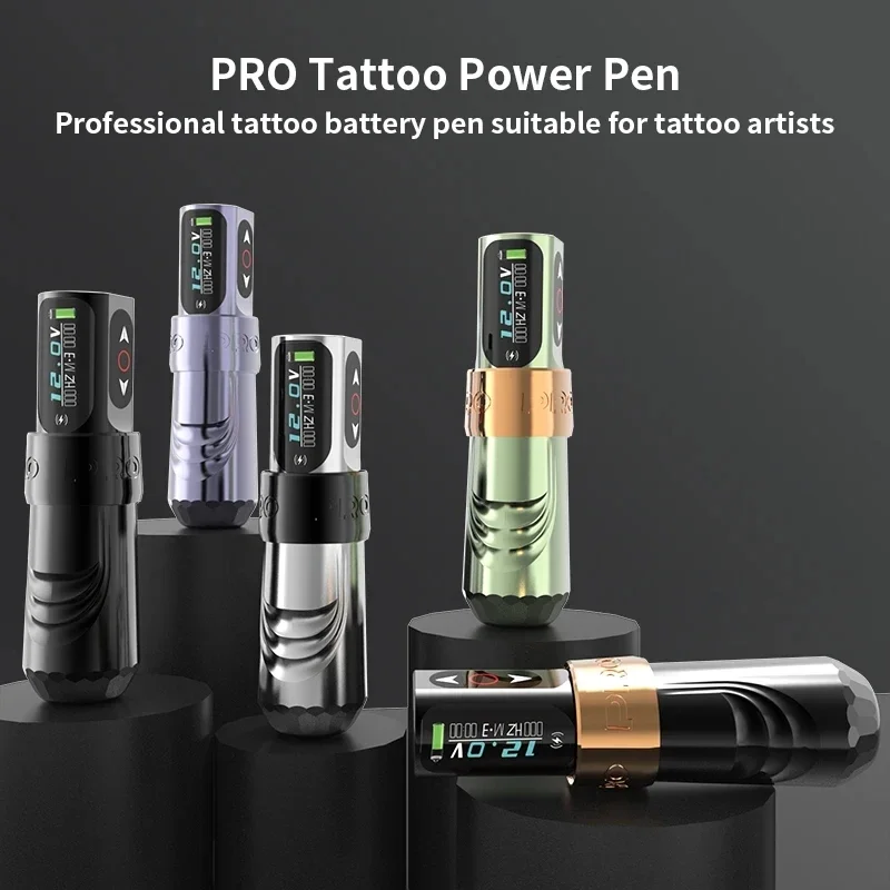 

Профессиональная беспроводная роторная тату-машинка для перманентного макияжа с регулируемым ходом 4,0 мм, бесщеточный двигатель для татуировщиков