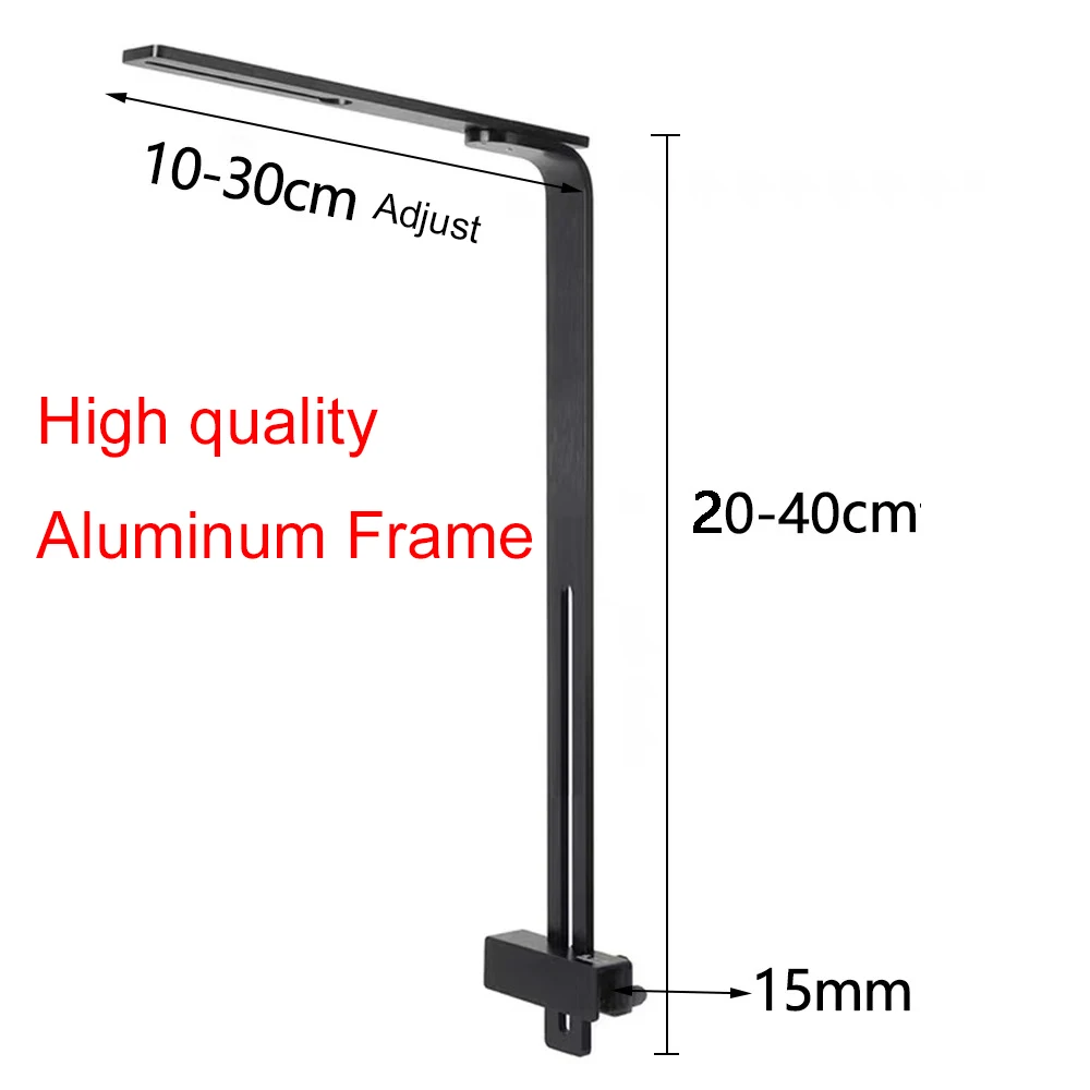 

15Mm Aluminum Installation Bracket For Marine Lights, DIY Production Of Aquarium Lights Using Adjustable Arms Hydra 52