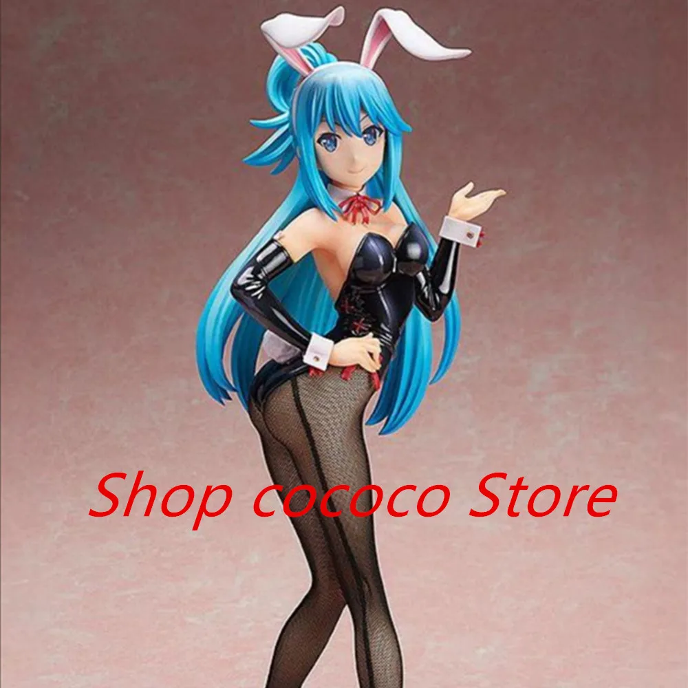 

38 см оригинальная B-Style Konosuba 2 Aqua фигурка Aqua Bunny Ver Bunny девушка фигурка Gk орнамент Сексуальная настольная модель для взрослых подарок на день рождения мальчика