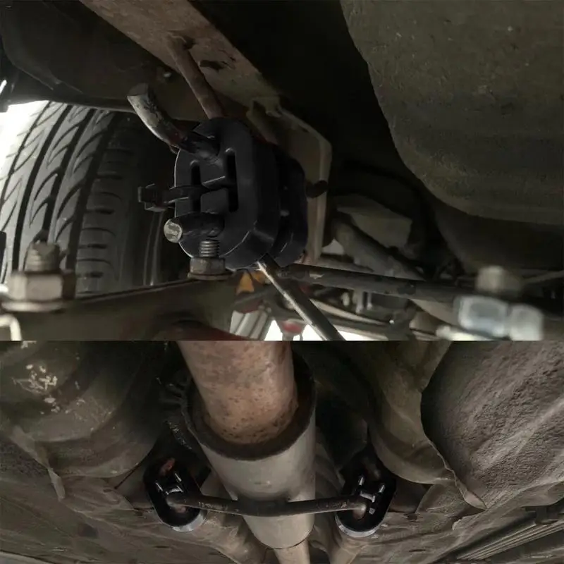Car Exhaust Rubber Mount U niversal Pipe Hanger Rubber Mount Rubber Hanger Exhaust Insulator Muffler Hanger Vehicle Exhaust Pipe