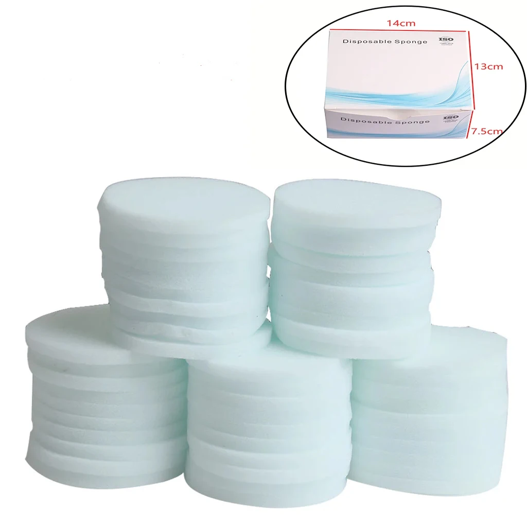

50Pcs/Box Disposable Clean Sponge Pad Soft Dental Endo Files Cleaning Foam Stand Replacement Foam Teeth Whitening Tool Dentistry