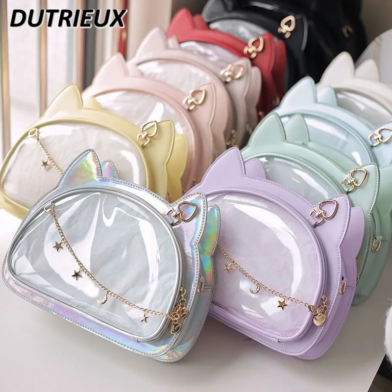 Crossbody One-shoulder Portable Bag for Lady Two-dimensional Cute Sweet Girl Versatile Fashion Casual Women's Bags 2024 New