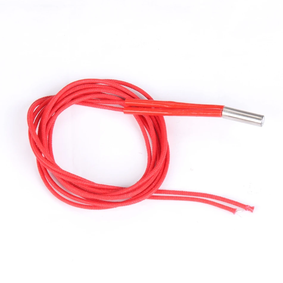 KINGROON 1PC 12V 40W Ceramic Cartridge Heater 6mm*20mm For Extruder 3D Printers Parts Heating Tube Heat 12V40W 1M Extrusion Part