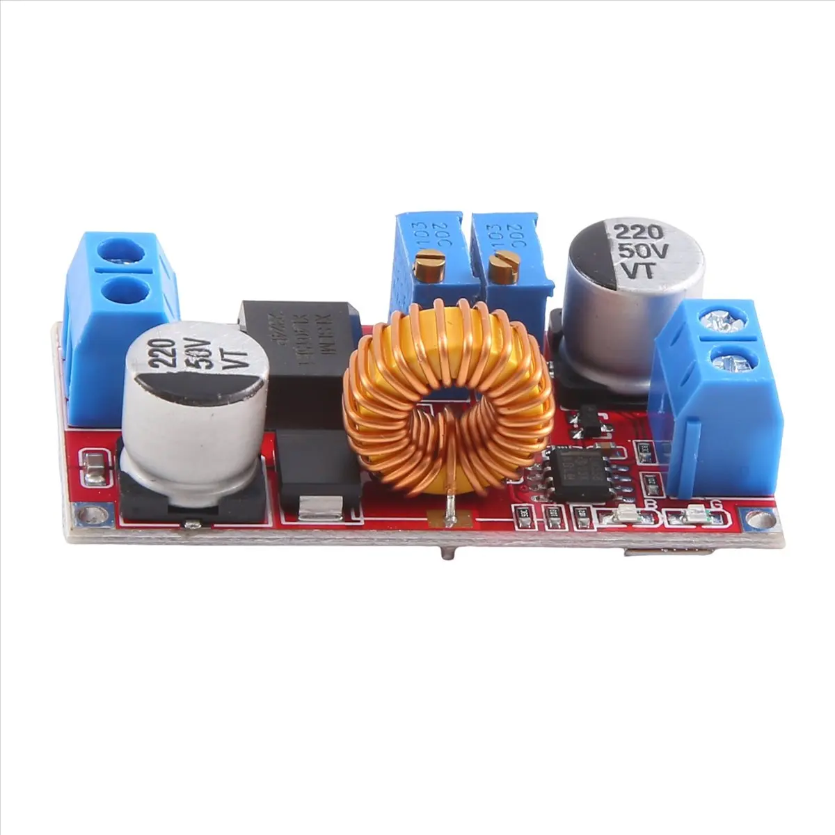 

Модуль зарядки литий-ионных аккумуляторов A32M, 5А, постоянный ток, драйвер LED, понижающий преобразователь напряжения, вертикальный красный платочный модуль