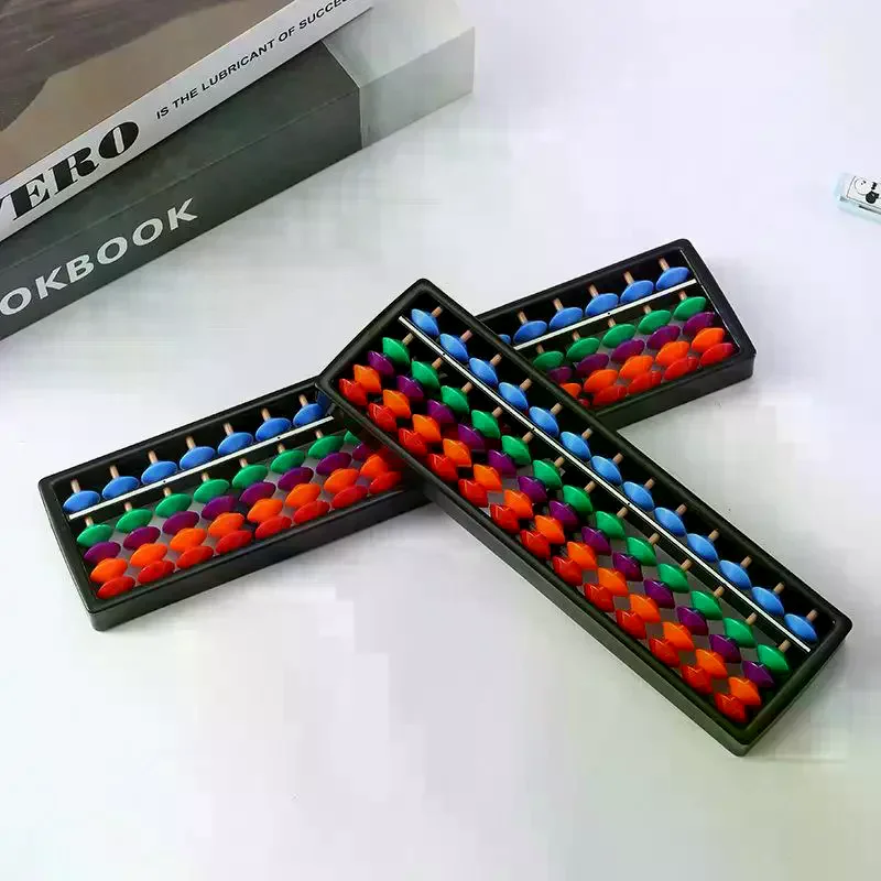 1Pcs Portable Chinese 13/17 Digits Column Abacus Arithmetic Soroban Calculating Counting Math Learning Tool For Children