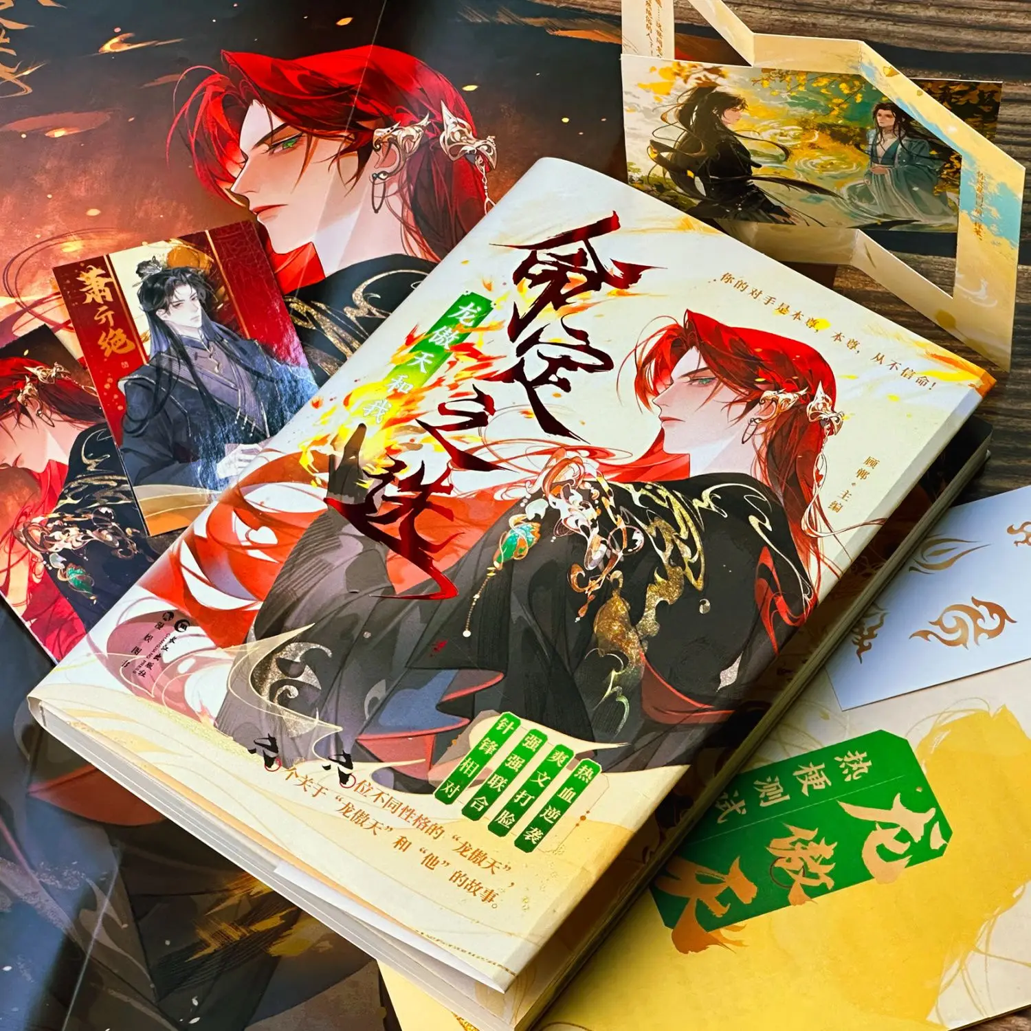 Destined Choice: Proud Dragon and Me Chinese BL Short Story Collection Gu Dan Editor Ancient Style Novel With Bonus Poster Cards