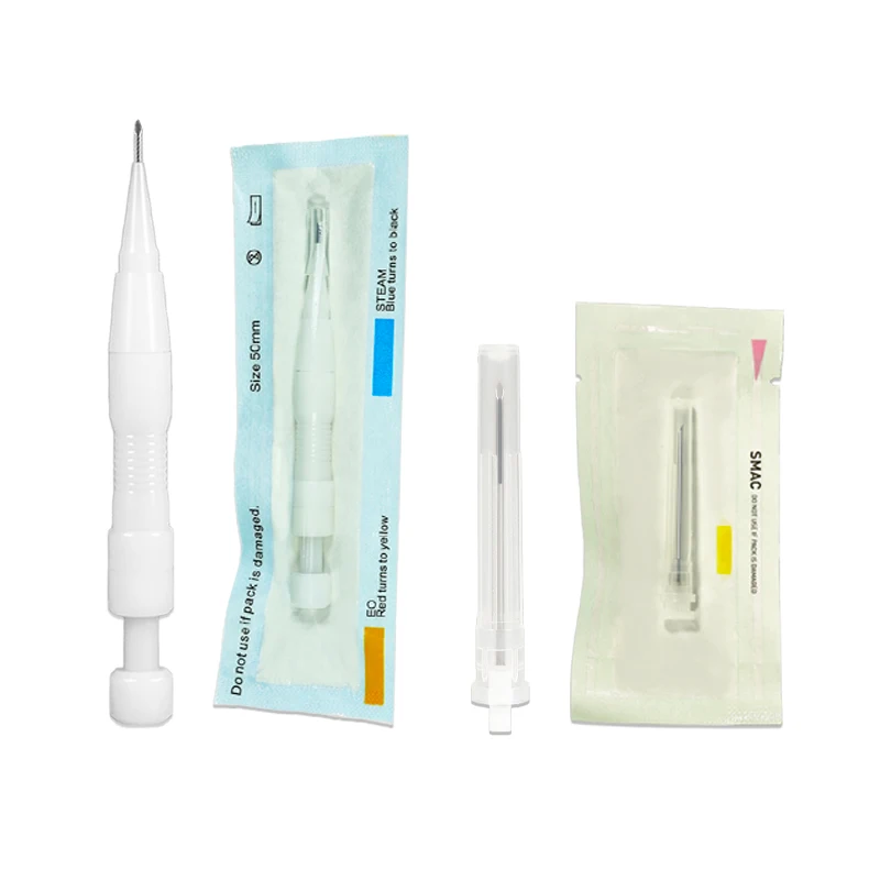 Manual Hair Follicle Implanter Pen 0.7-1.2mm DHI Hair Transplant Micro Needle Hair Restoration Tool