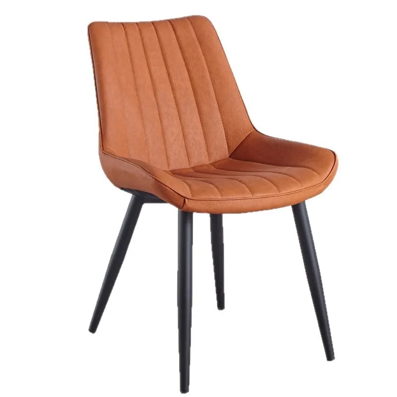 Nordic Modern Minimalist Upholstered Dining Chair Luxury Soft Backrest Leisure Negotiation Chair for Home Hotel Restaurant view 5
