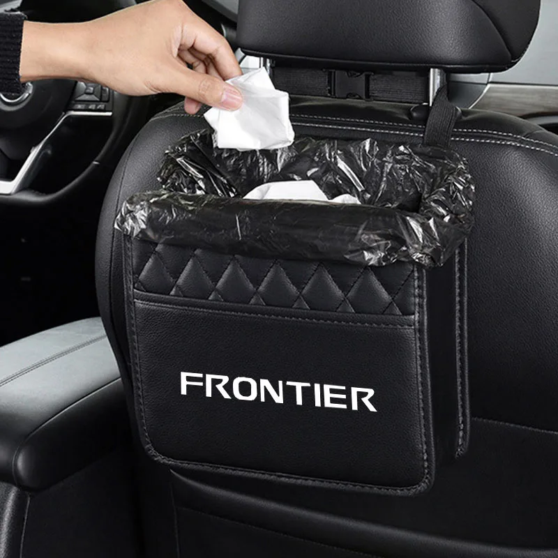 Organizador y almacenamiento de asientos delanteros para coche, bolsa de almacenamiento, soporte de bolso, Interior para Nissan Frontier, accesorios