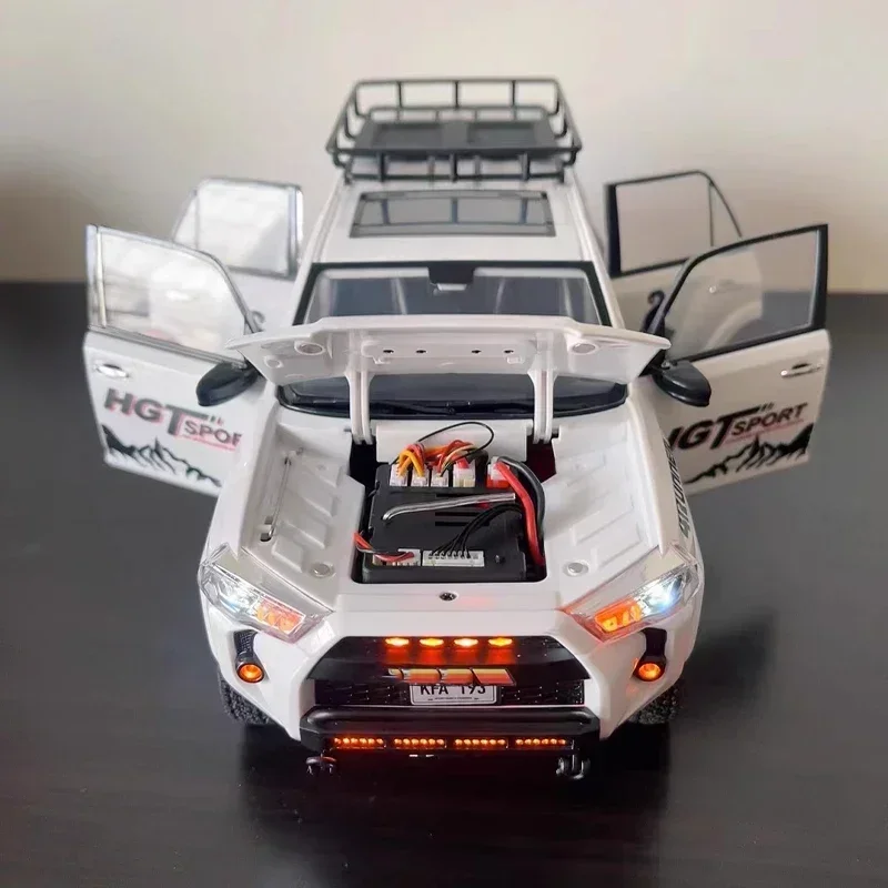 Hg 4runner 1:18 modello elettrico ad alta simulazione 2.4g a quattro ruote motrici con doppio sterzo auto telecomandata