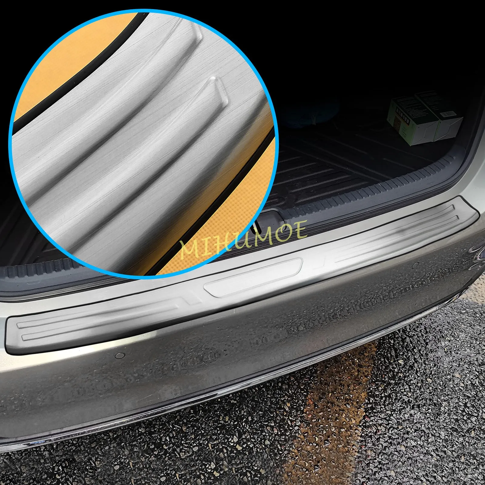

For 2019-2025 Lexus ES 250 300h 350 Stainless Steel Rear Trunk Sill Bumper Protector Guard Plate Cover Trim 2024 2023 2022 2021