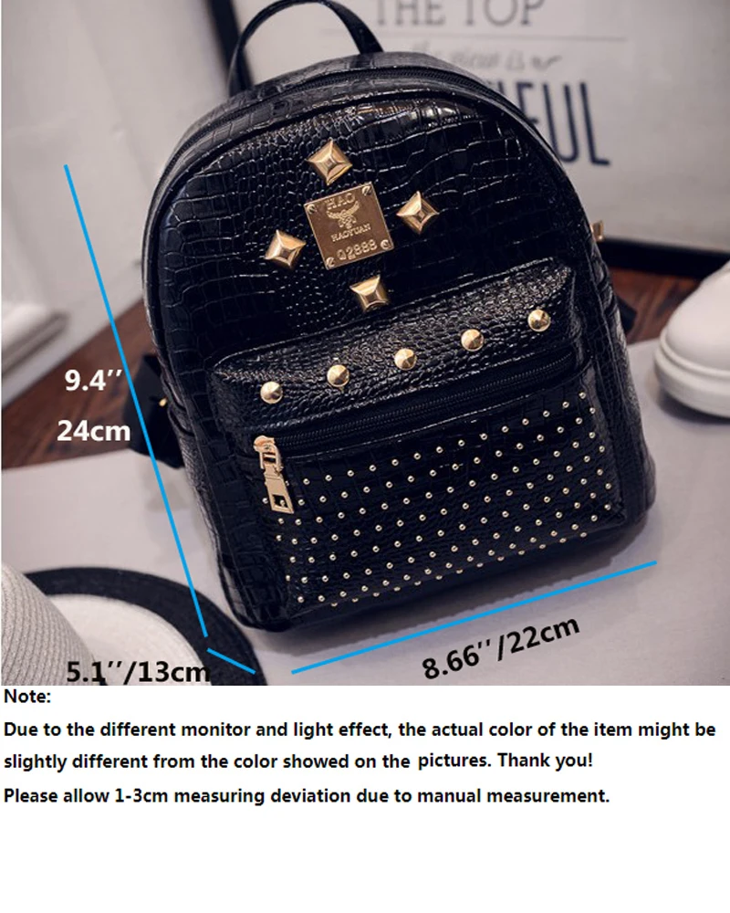 2023 Waterproof Women Backpacks Washed Leather Backpacks Lady Girls Travel Women Bags Rivet Backpacks Student School Bag Hot