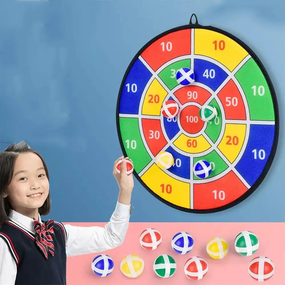 Cartoon Number Dart Board Target Cloth Cartoon Pattern Sticky Ball Toy Education Toy Parent-child Interaction