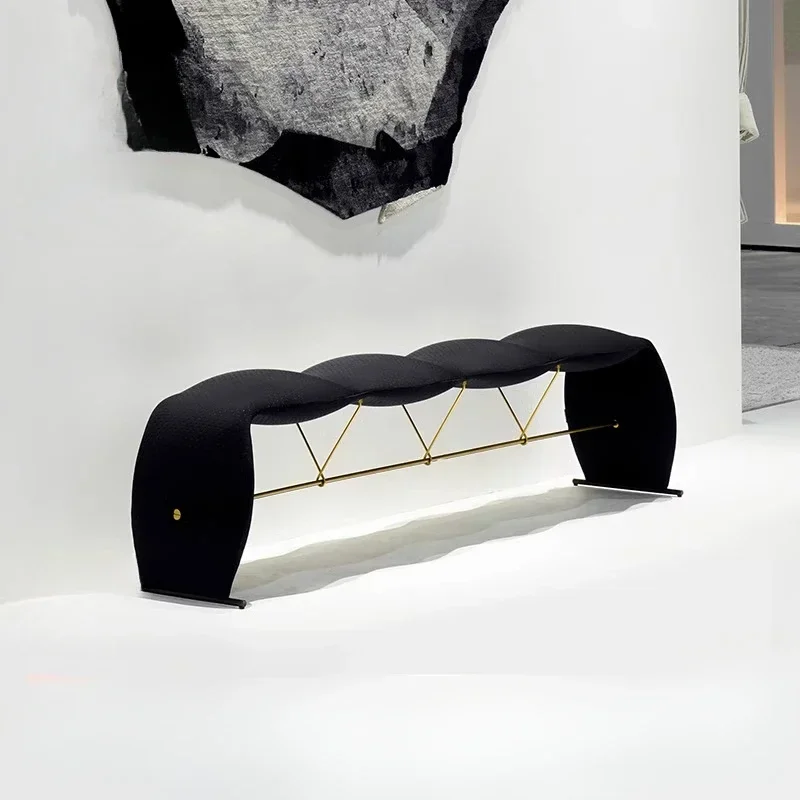 Bench, shoe change stool, bedside stool, door home light luxury high-end designer blogger with the same dining stool