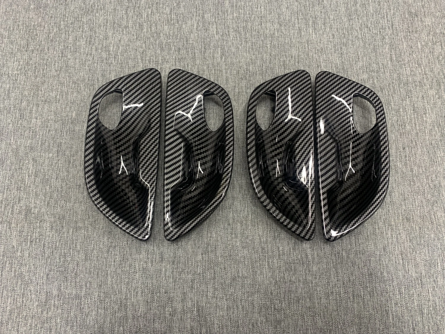 RHD LHD Inner Door Handle Bowl Cover Trim with Ambient Light Hole Replacement For BMW 5 Series F10 F11 F Chassis 520i 523i 525i