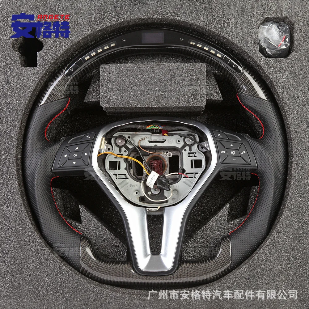 

The list price is oneApplicable to:For Mercedes-Benz CLA Modified Sports Racing LED Carbon Fiber Steering Wheel GLE350 GLE450 GL