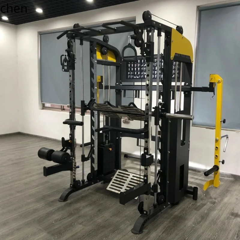 O8- Fitness Equipment Single Station Bench Press Small Flying Bird Squat Rack Comprehensive Training Device