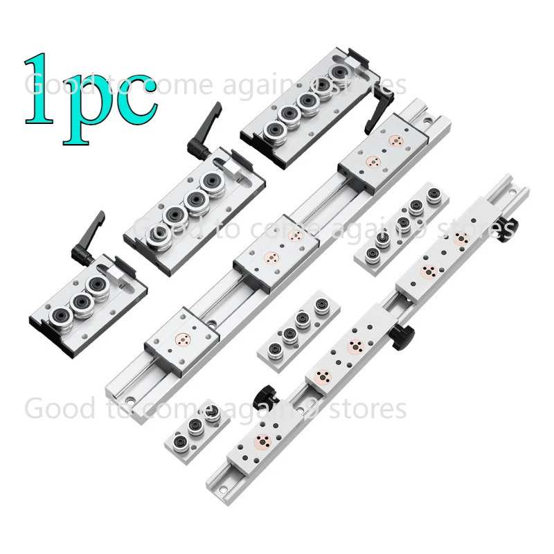 Silver Built-in Dual-axis Linear Guide 28mm SGR10 Roller Slide SGB10 Block SGR10 Guide Length 300 500 600 1000 Woodworking Slide