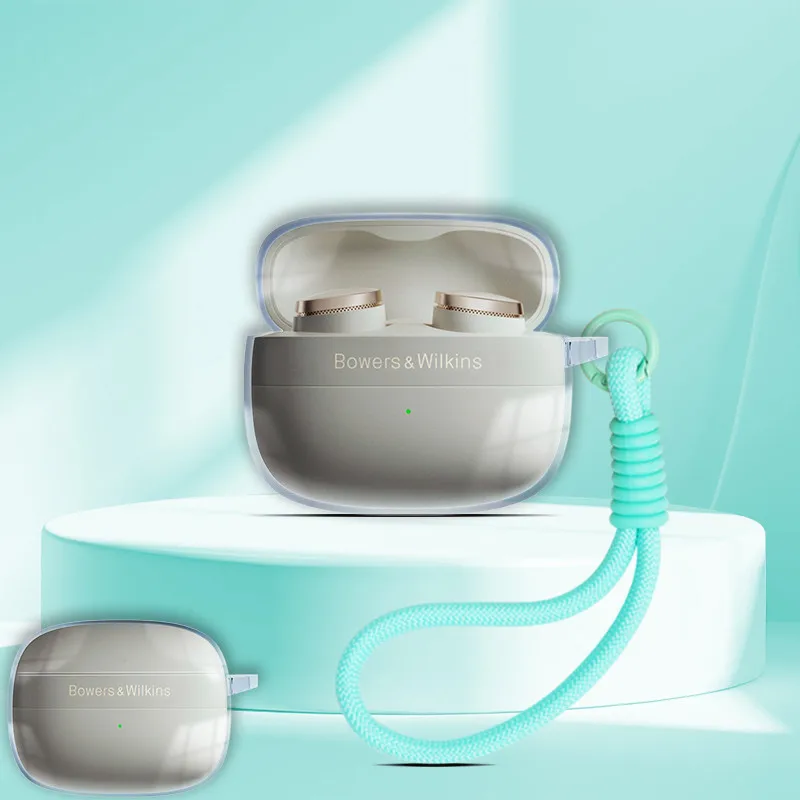 for Bowers & Wilkins Pi8 Pi6 Case B&W Protective Transparent Clear TPU Covers Bluetooth Earphone Shell