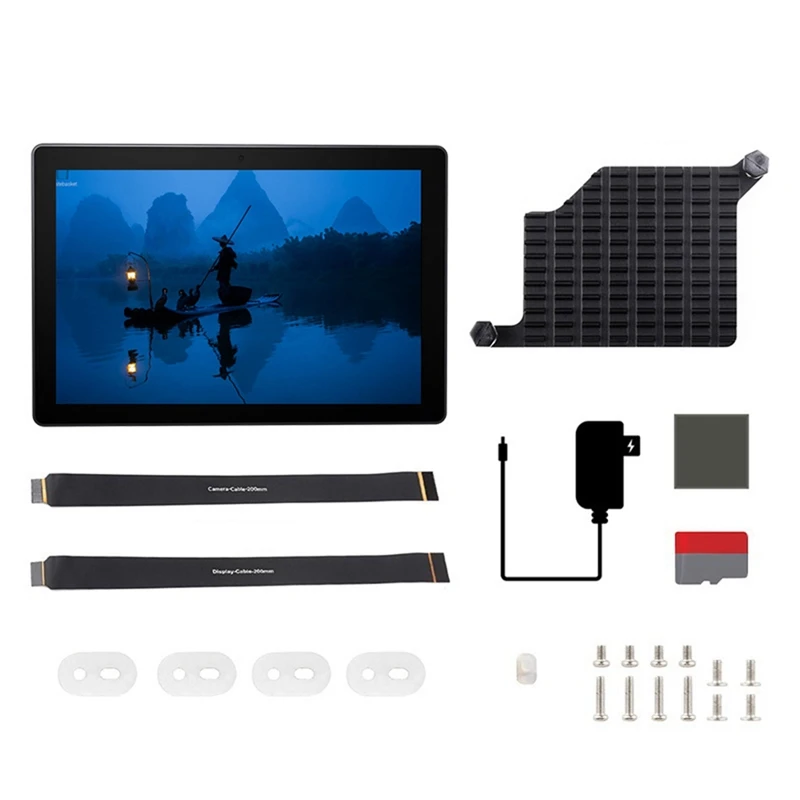 Layar Sentuh LCD 10.1 Inci untuk Layar Sentuh Industri 5 1280x800 dengan Kamera Depan 5MP Colokan EU-TCES