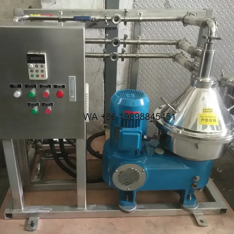 Wmwmnu Industrial Automatic Juice Wine Milk Cream Separator Price Cream Separator