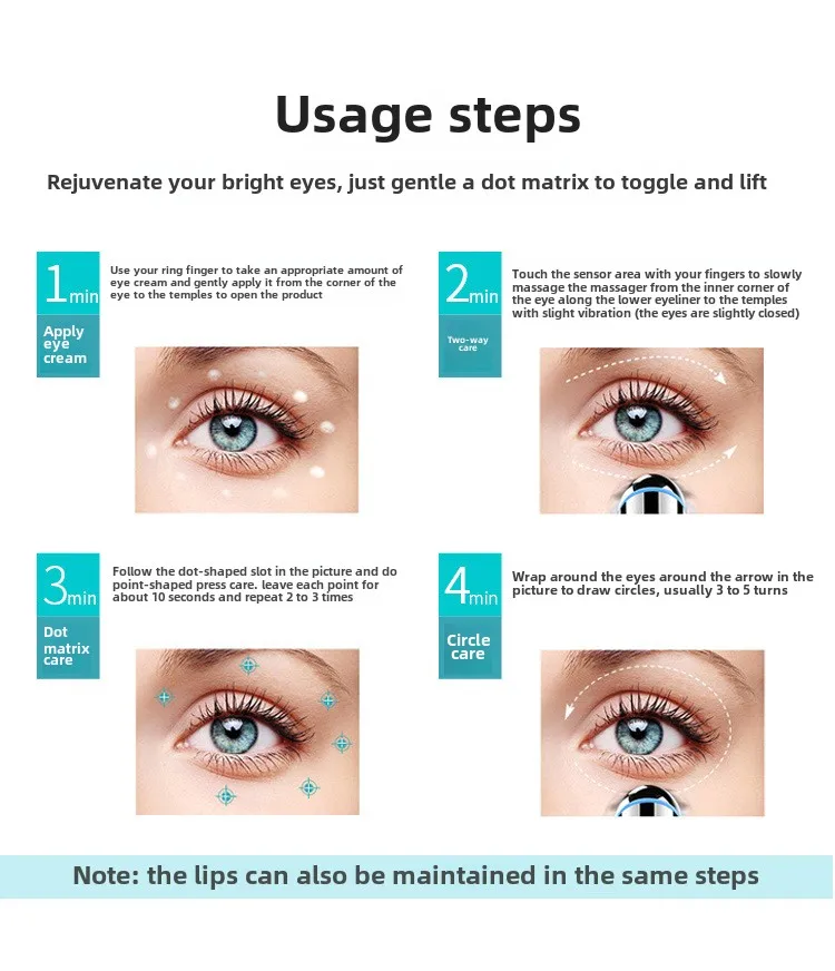 Nowe urządzenie kosmetyczne do oczu Pink Eye, urządzenie do masażu wibracyjnego, fototerapia, urządzenie kosmetyczne do oczu z funkcją podgrzewania, do użytku domowego.