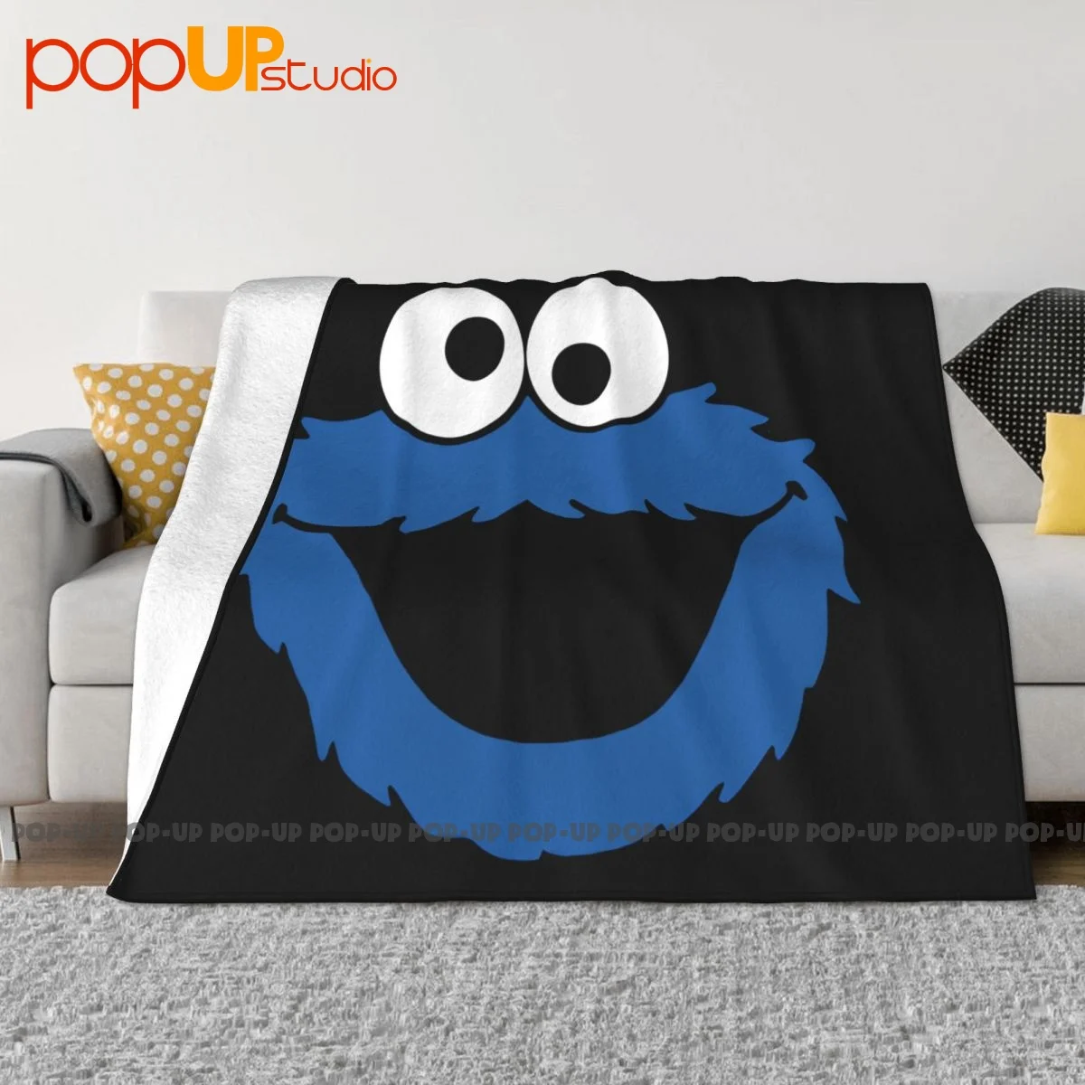 Cookie Monster coperta autunno per letto biancheria da letto traspirante fornitura divano decorativo