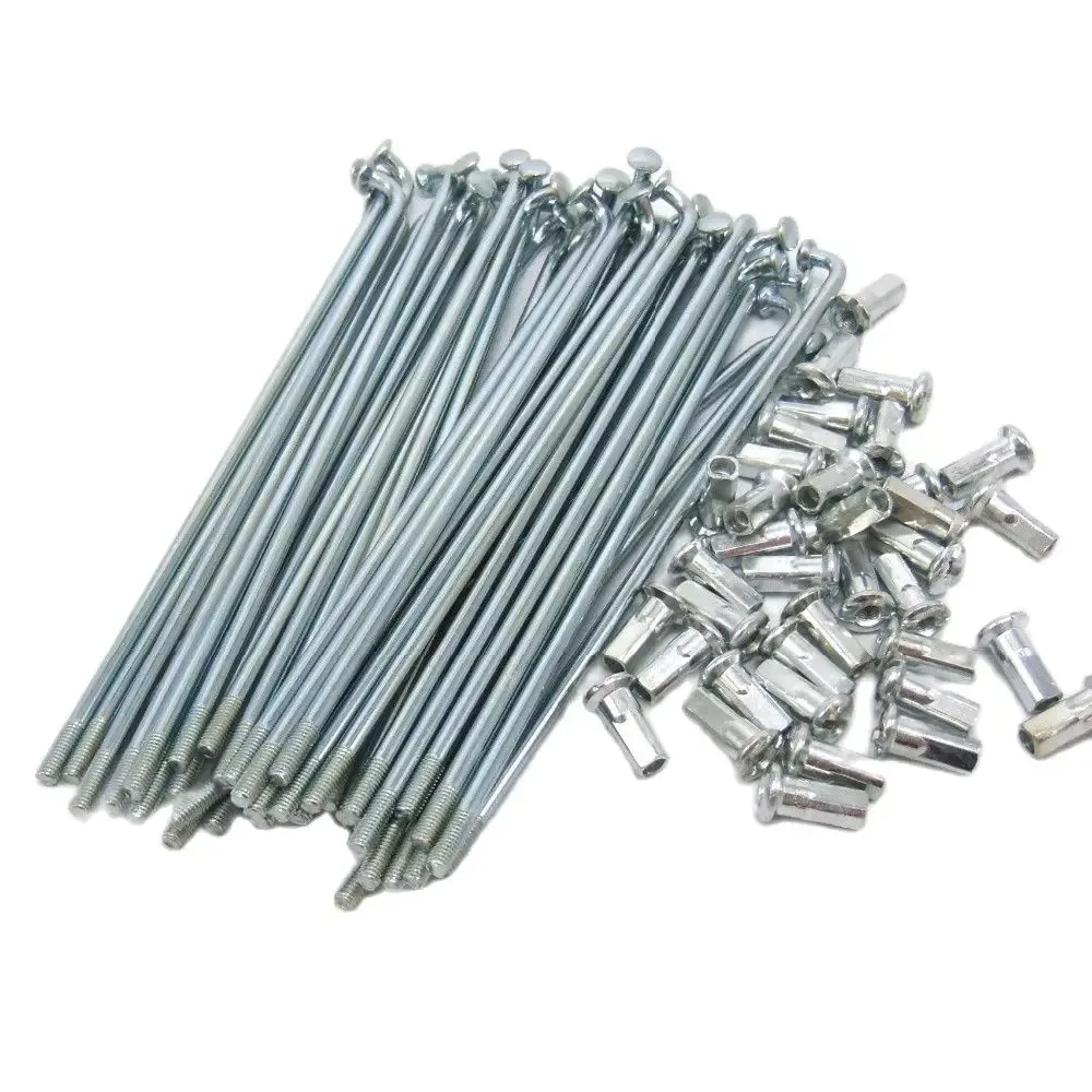 

Electric Bicycle Spokes and Nipples 10G Diameter 3.0mm Length 151-250mm 40 PCs/Lot