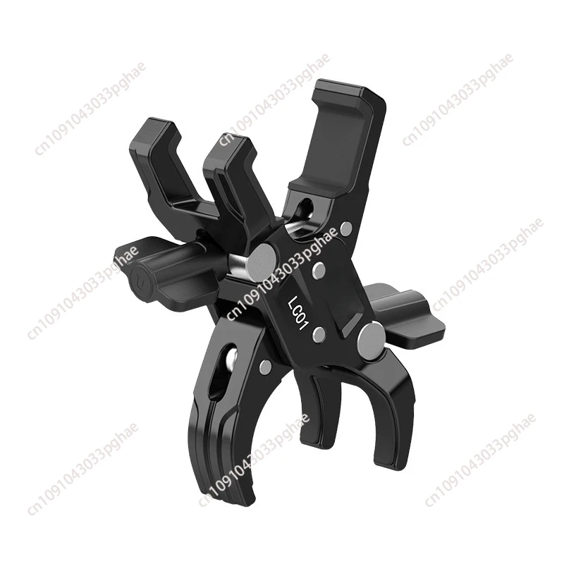 

Aluminum Alloy Super Clamp Double Mounts Sturdy and Durable Clip For Light Tripod Stand MT-79 Support Tube