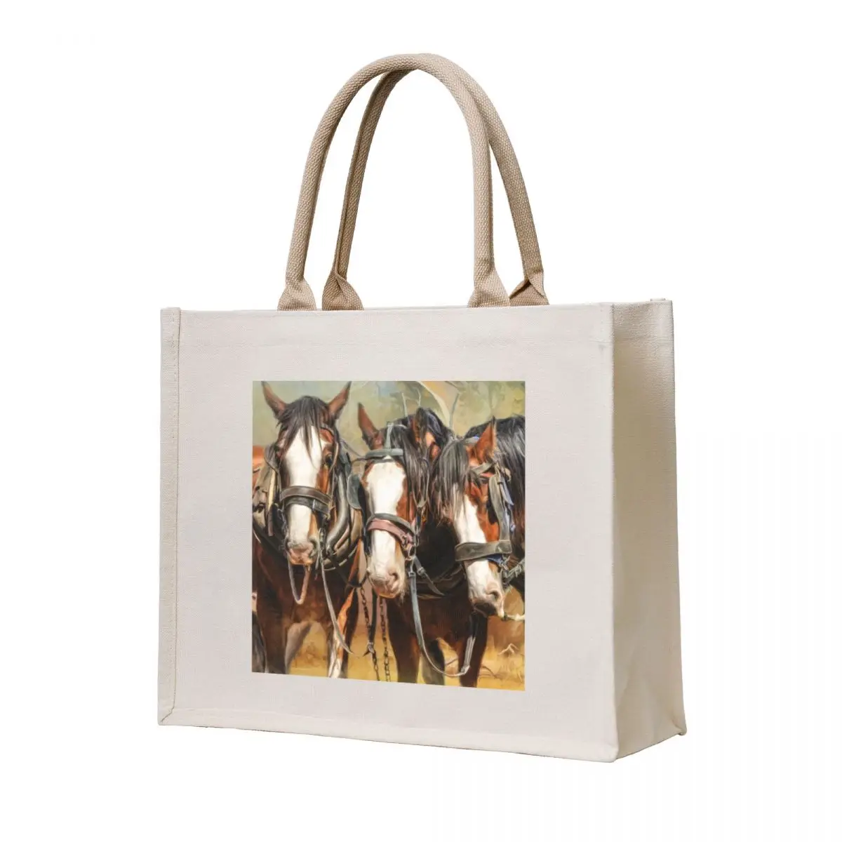 Clydesdale Conversation Tote Bag Cloth bags shopping cart bags free delivery bags shopper bag woman