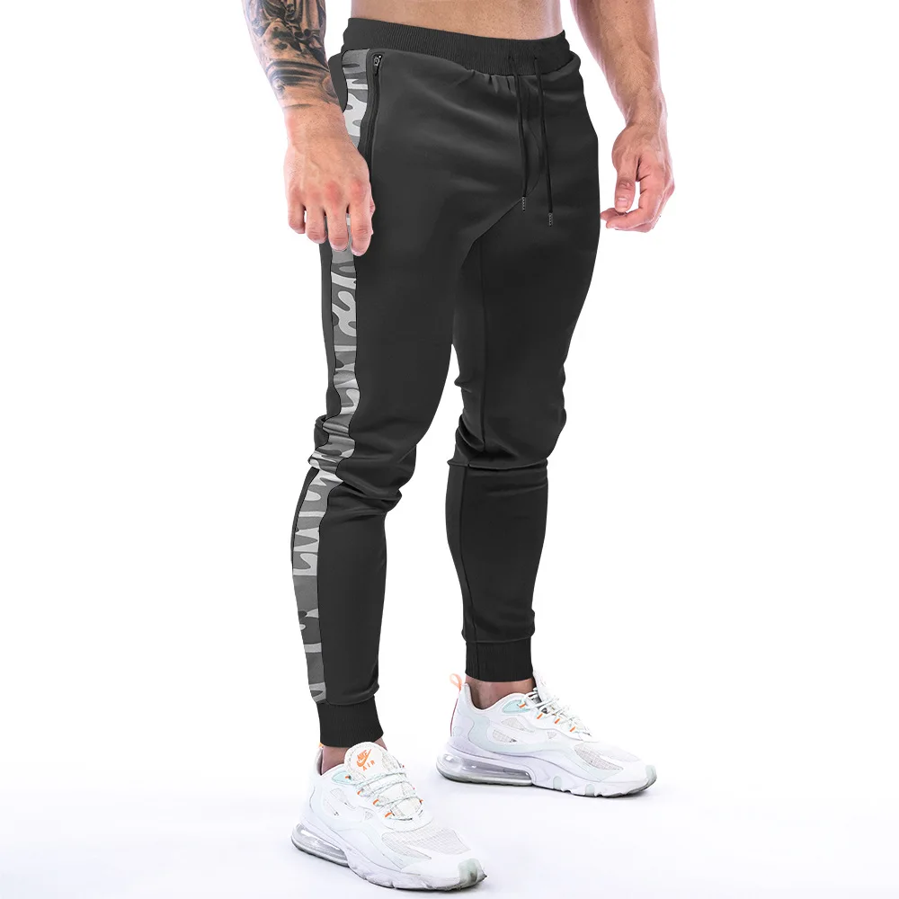 Pantalon de survêtement skinny en coton pour homme, pantalon de jogging, pantalon d'entraînement, jogging de course, salle de sport, entraînement de fitness, fjMale dehors, automne, nouveau