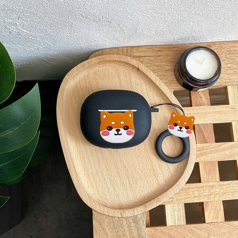 Caso bonito para AirPods Pro 2, 4 caso, desenhos animados adoráveis, flor, fone de ouvido anel, capa de silicone 3, Funda Airpods 2