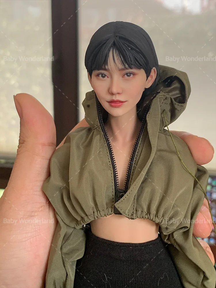 1/6 1/12 Malowane w skali słynne japońskie aktorki i piękności Model głowy dla 12-calowych 6-calowych kobiecych figurek akcji Body Dolls