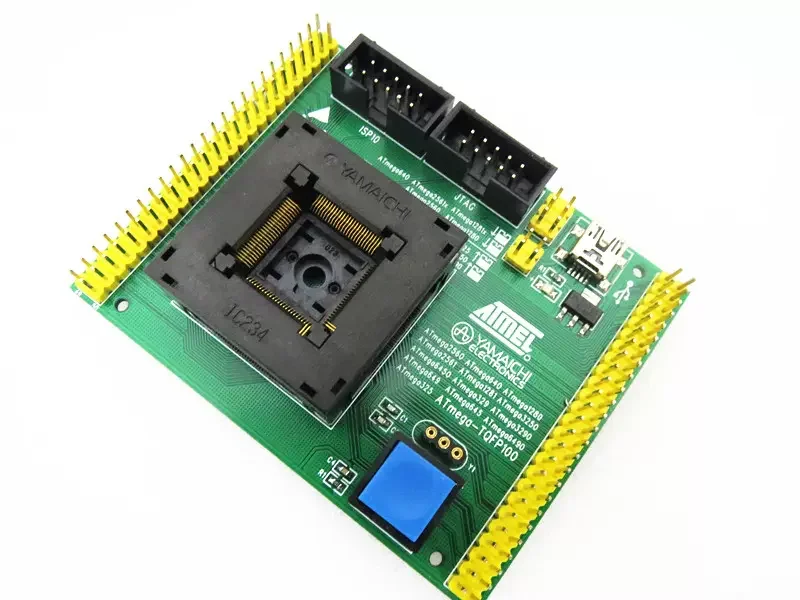 Opentop ATmgea2561 ATmega1281 ATmega3250 тестовый блок сгорания БЛОК ПРОГРАММИРОВАНИЯ LQFP100 cketstest Настольный стенд