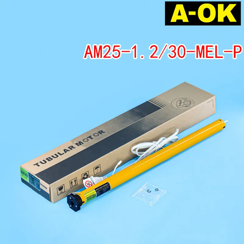 

Smart Home A-OK AM25-1.2/30-MEL-P Built-in Tubular Motor Lifting Curtain Motor Supports Remote Control