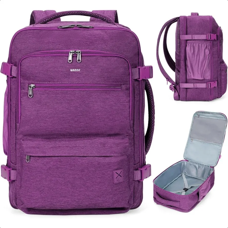 

17 Inch Laptop Backpack Travel Backpack for Men Women Deep purple