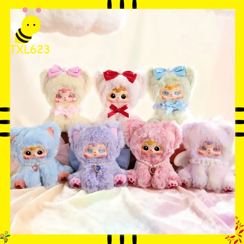 

Samuel Rainbow Cat Series Blind Box Cute Vinyl Doll Keychain Collectible Toy